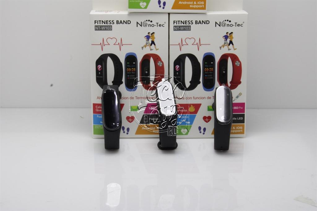 Reloj Inteligente Banda Fitness Pulsera Nanotec NT-W103 Deportivo